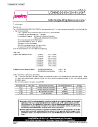 Datasheet LC865632 manufacturer Sanyo